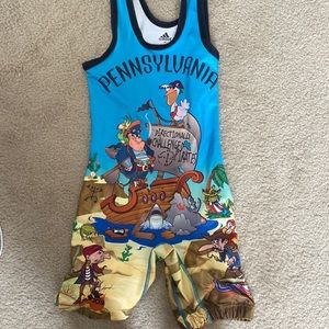 Team Pennsylvania Youth Large Wrestling Singlet